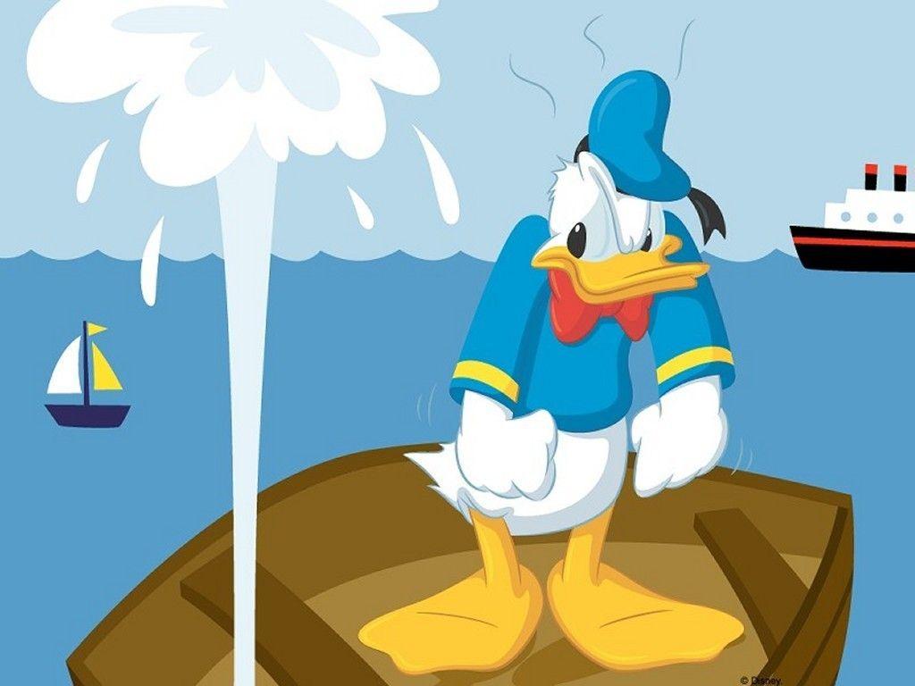 1024x768 Disney Donald Duck Cartoon Image Wallpaper for iPad