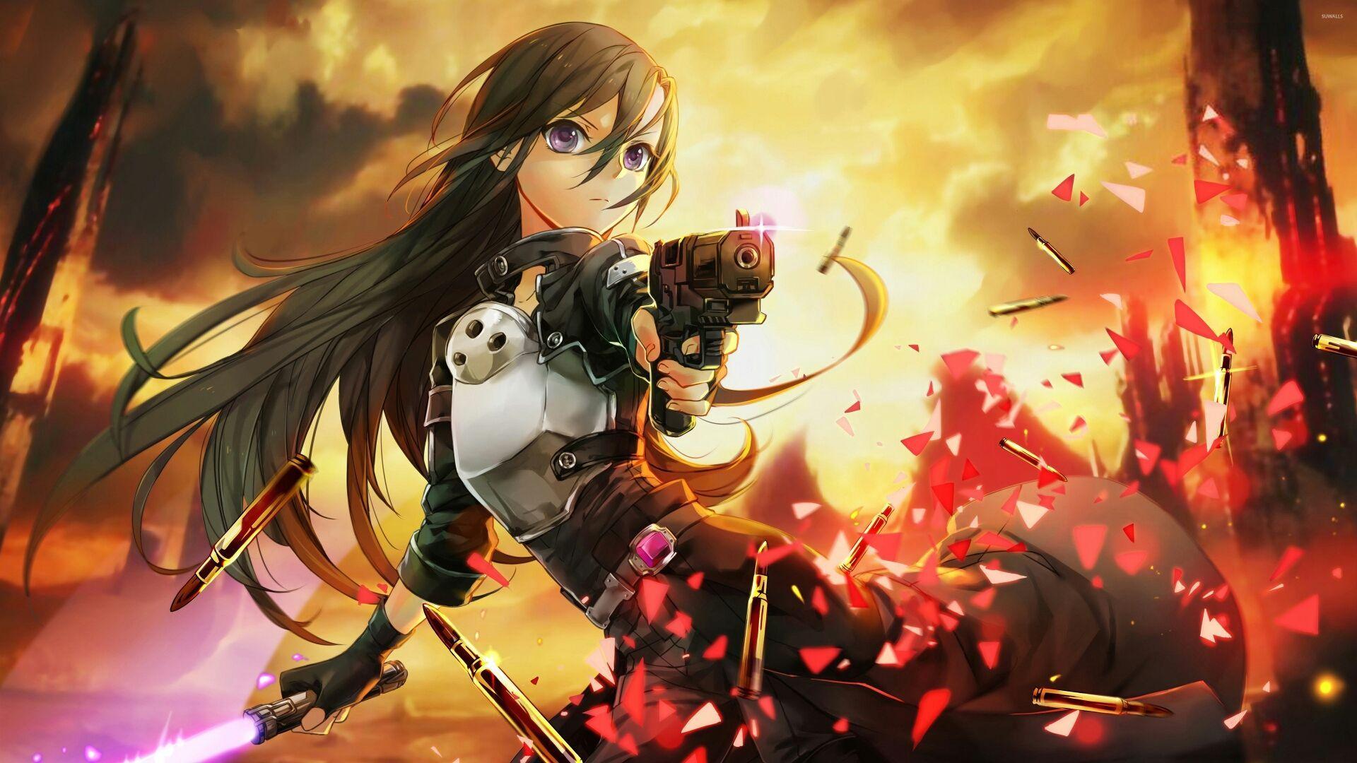 1920x1080 Sword Art Online Fatal Bullet Wallpaper