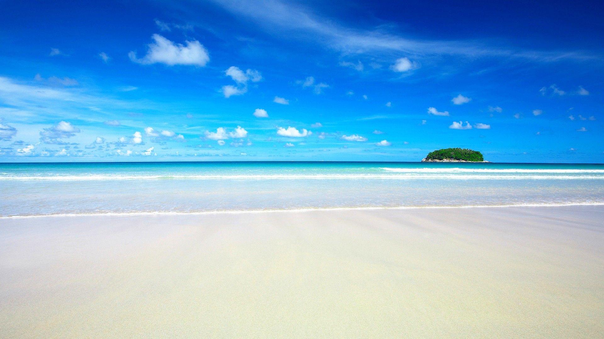 1920x1080 Ocean, Blue sky, exotic wallpaper and image, picture