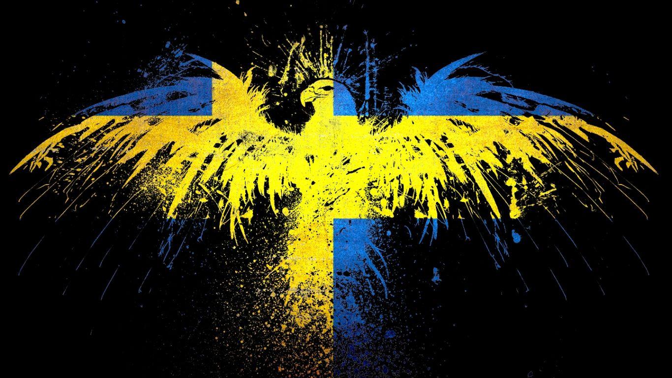 1366x768 Free download Swedish Flag Wallpaper Fantastic Swedish Flag Photo