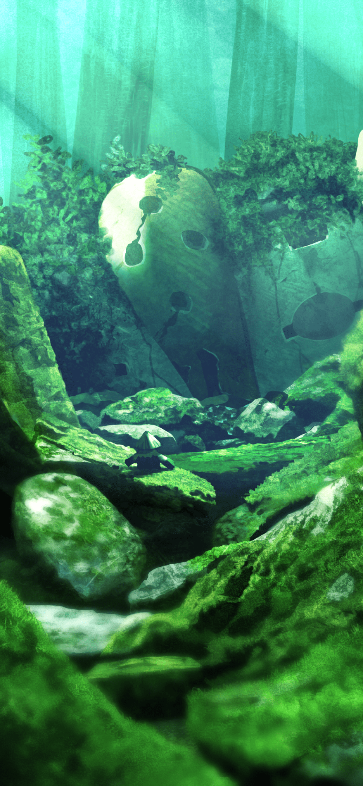 1242x2688 Download 1242x2688 Pokemon Diamond And Pearl, Forest, Scenic
