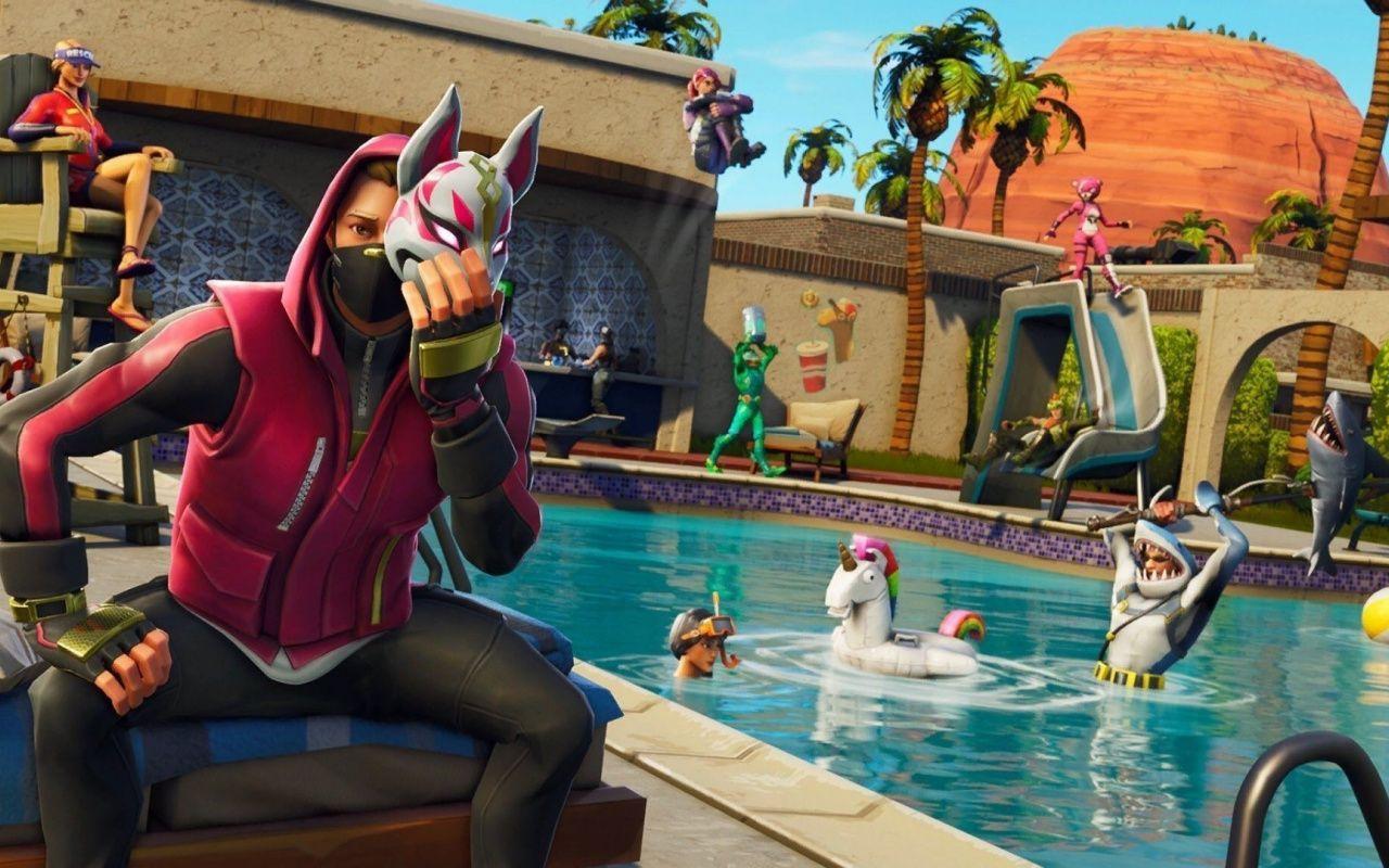 1280x800 Pool Party Wallpaper