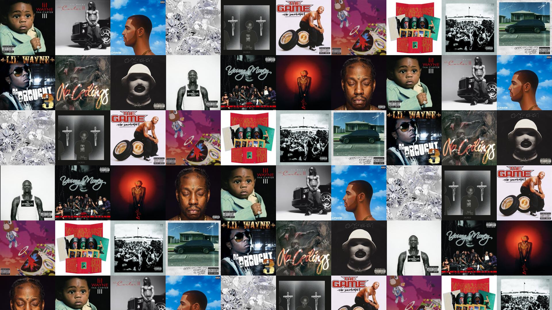 1920x1080 Lil Wayne Tha Carter III Tha Carter II Wallpaper « Tiled Desktop