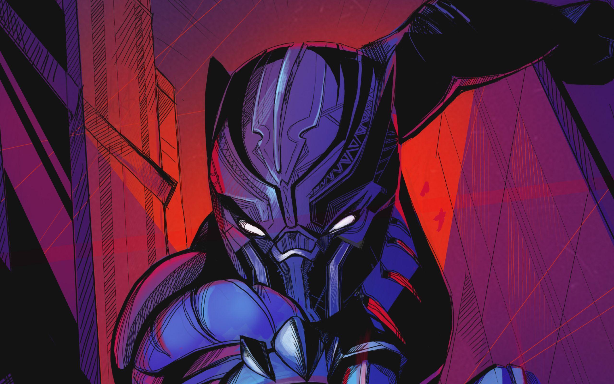 2560x1600 Black Panther Superhero Art 2560x1600 Resolution