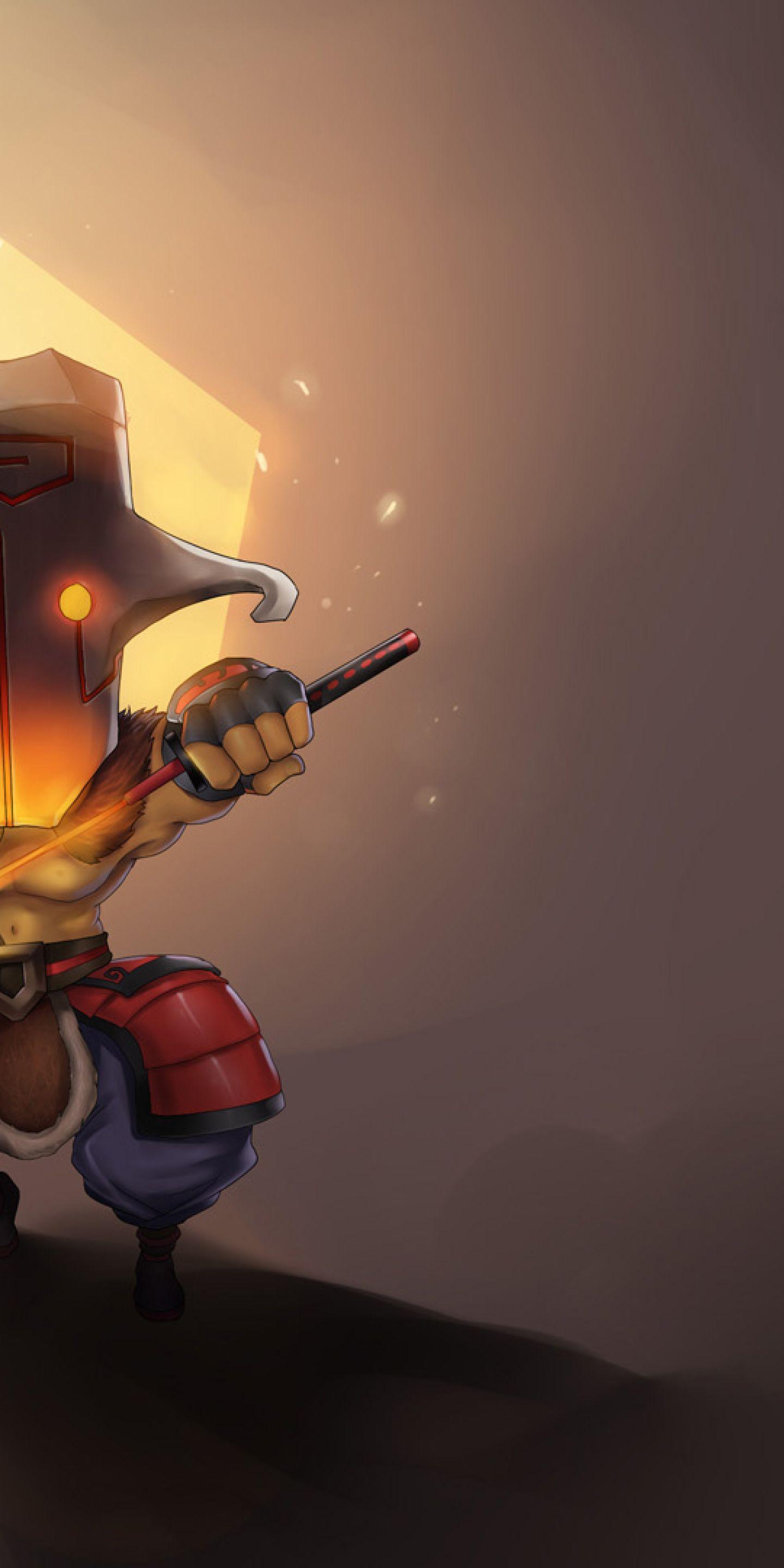 1440x2880 juggernaut, dota chibi 1440x2880 Resolution Wallpaper