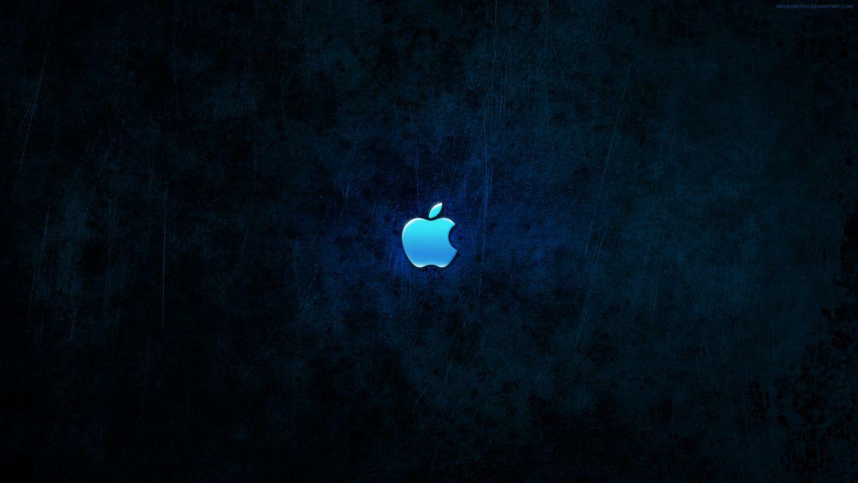 1244x700 Blue dark Apple Inc_ iMac Mac logos wallpaperx1080