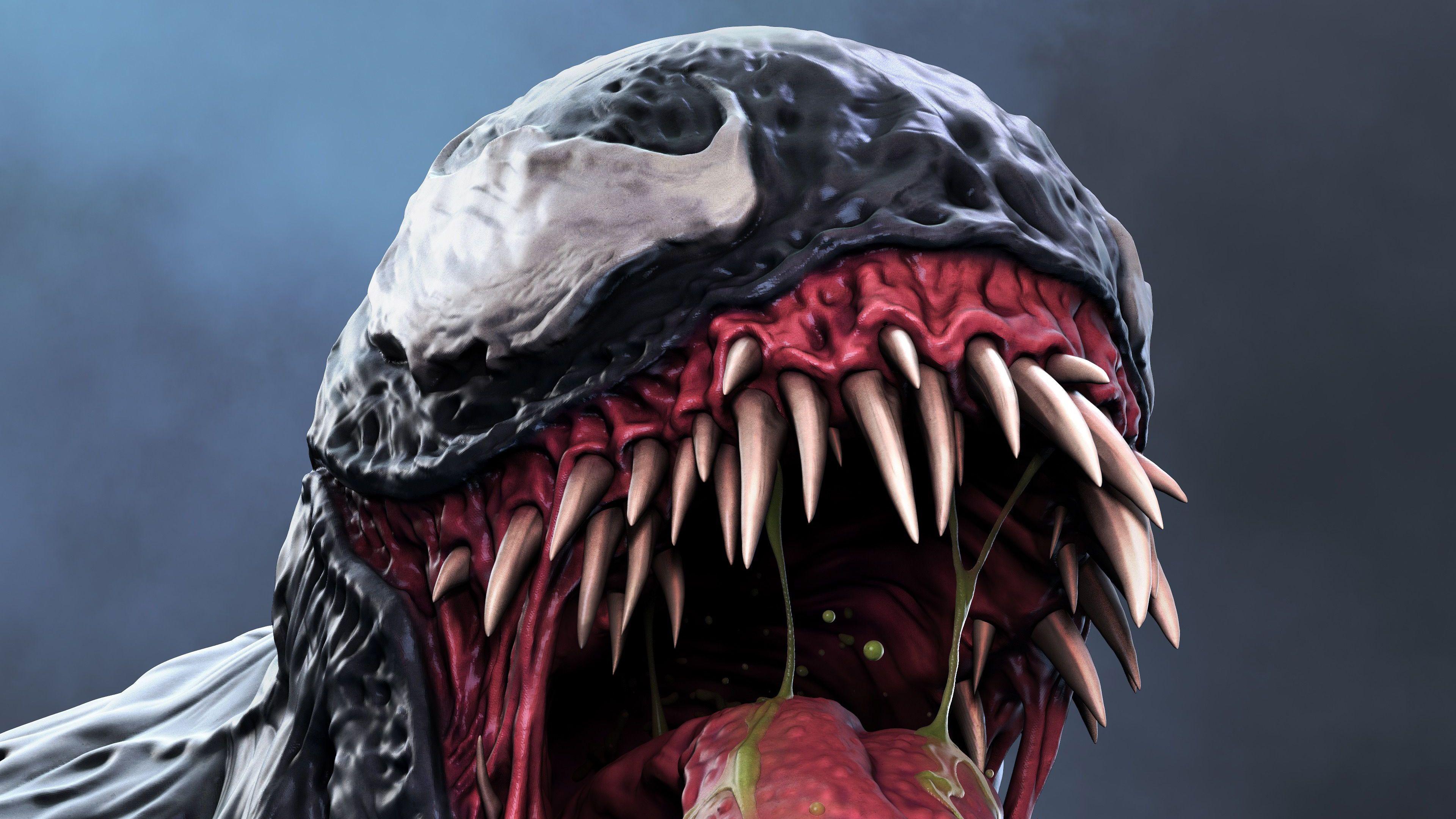 3840x2160 Venom Tongue Out 4k, HD Superheroes, 4k Wallpaper, Image