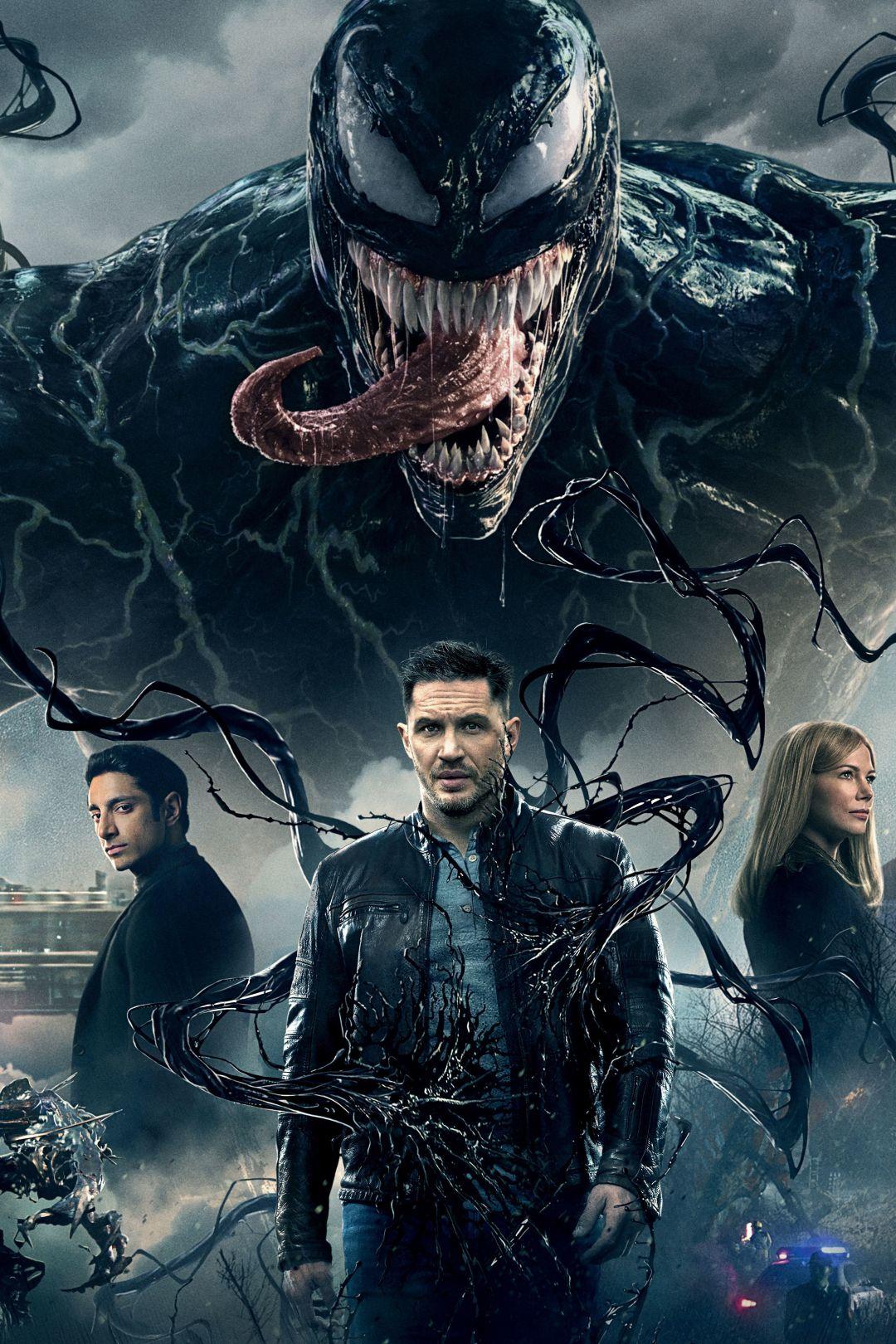 1080x1620 Venom (2018) Promotional Art with Riz Ahmed, Tom Hardy