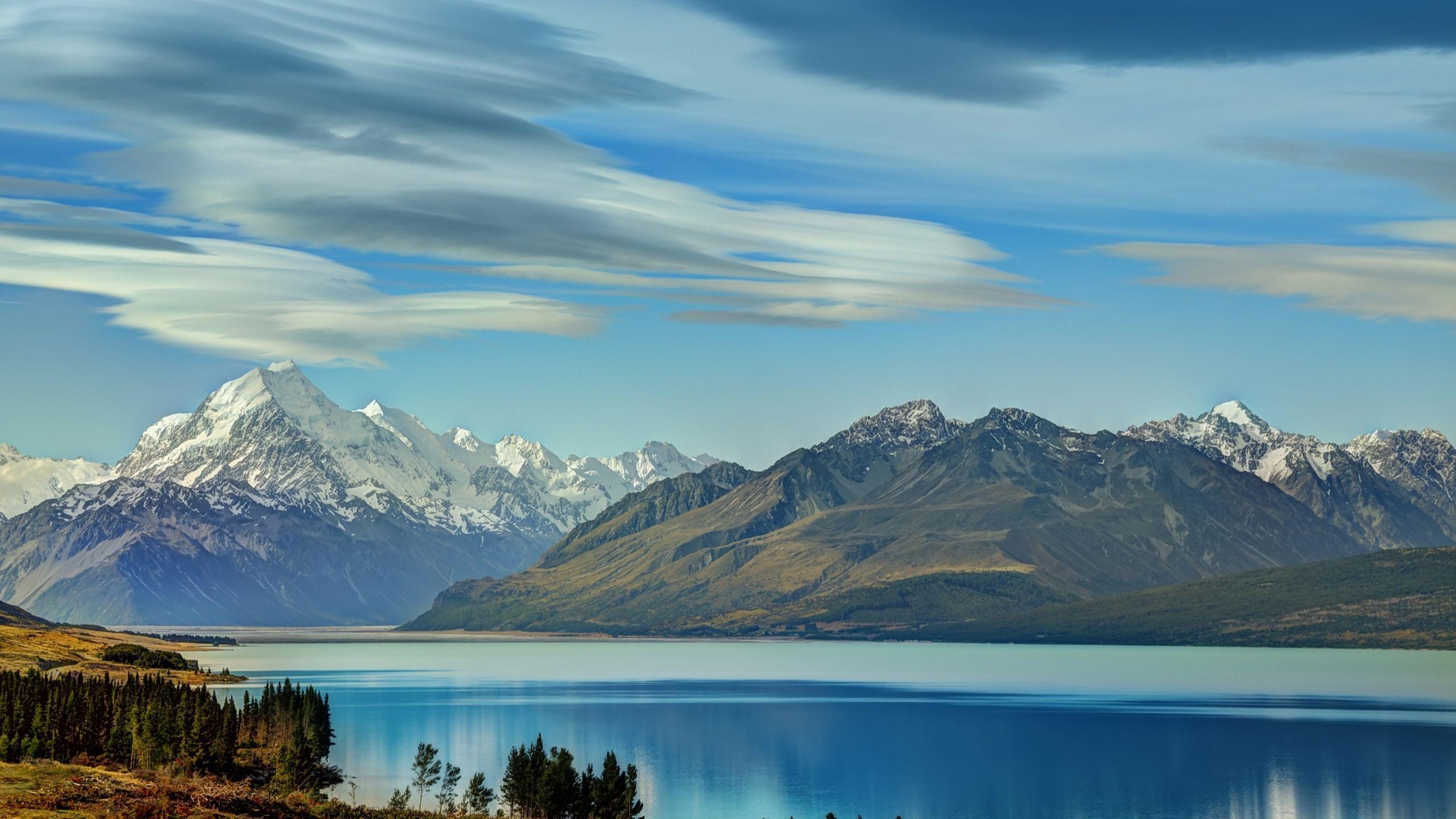 2560x1440 Lake pukaki Mac Wallpaper Download