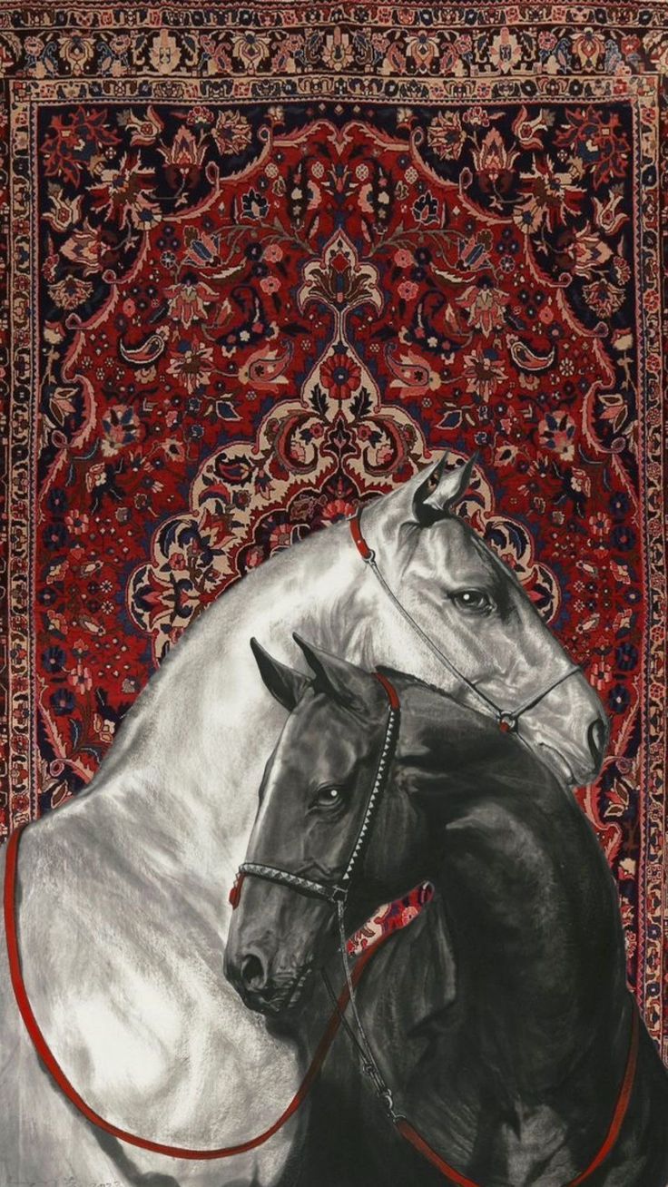 736x1308 Chinese horse drawing. Chinese horse wallpaper, Horse painting, Horse aesthetic