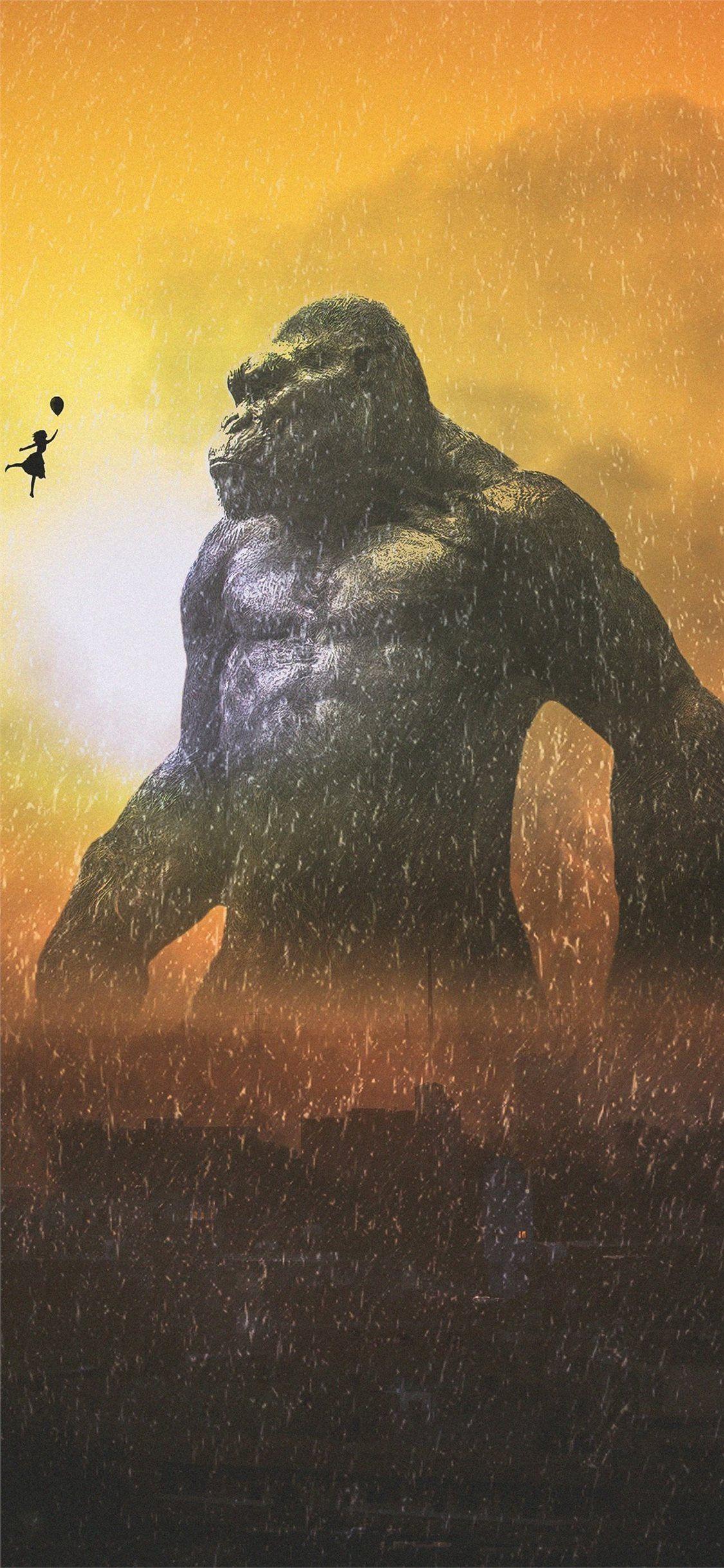 1125x2436 king kong 4k iPhone X Wallpaper Free Download