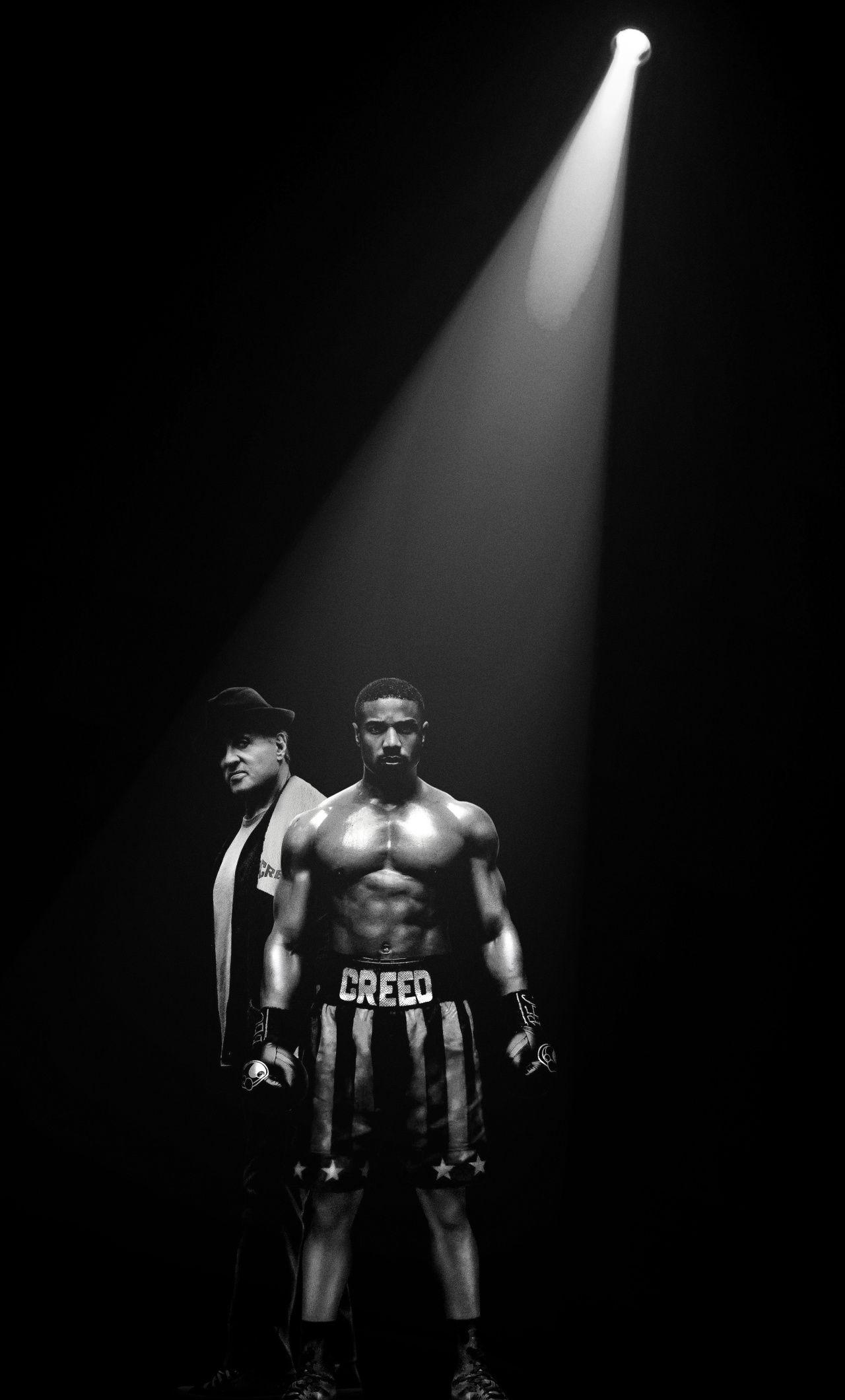 1280x2120 Sylvester Stallone and Michael Jordan in Creed 2 Poster