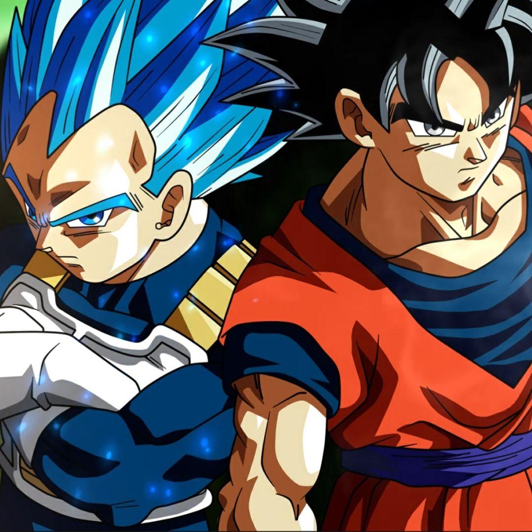 vegeta goku blue