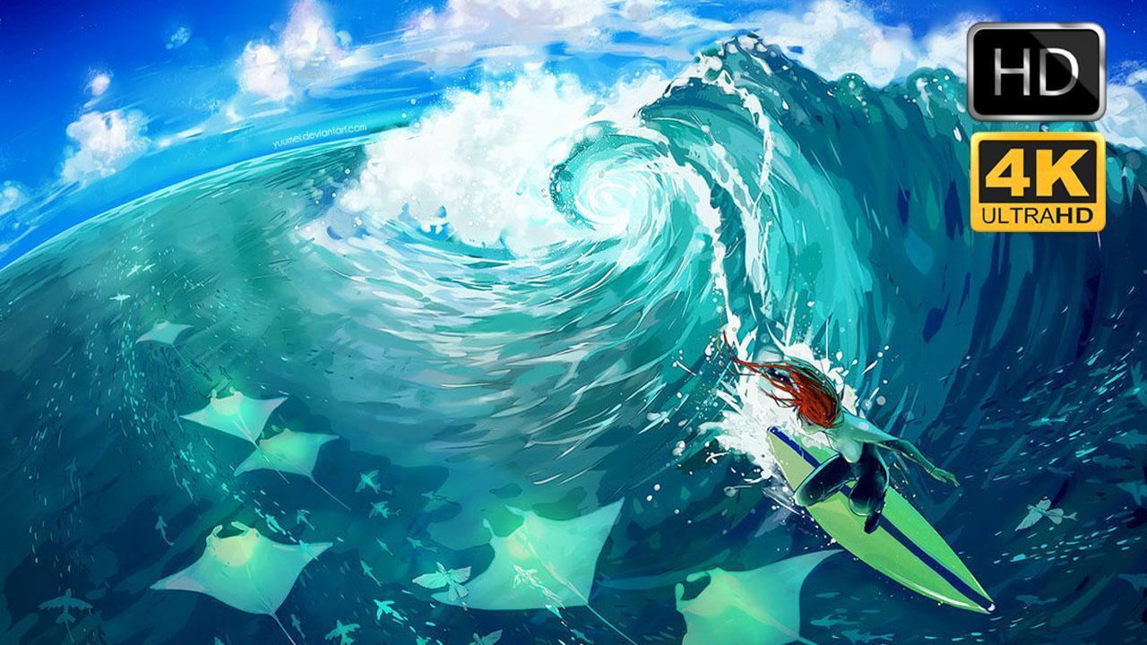 1280x720 Surfing Best Wallpaper for Android