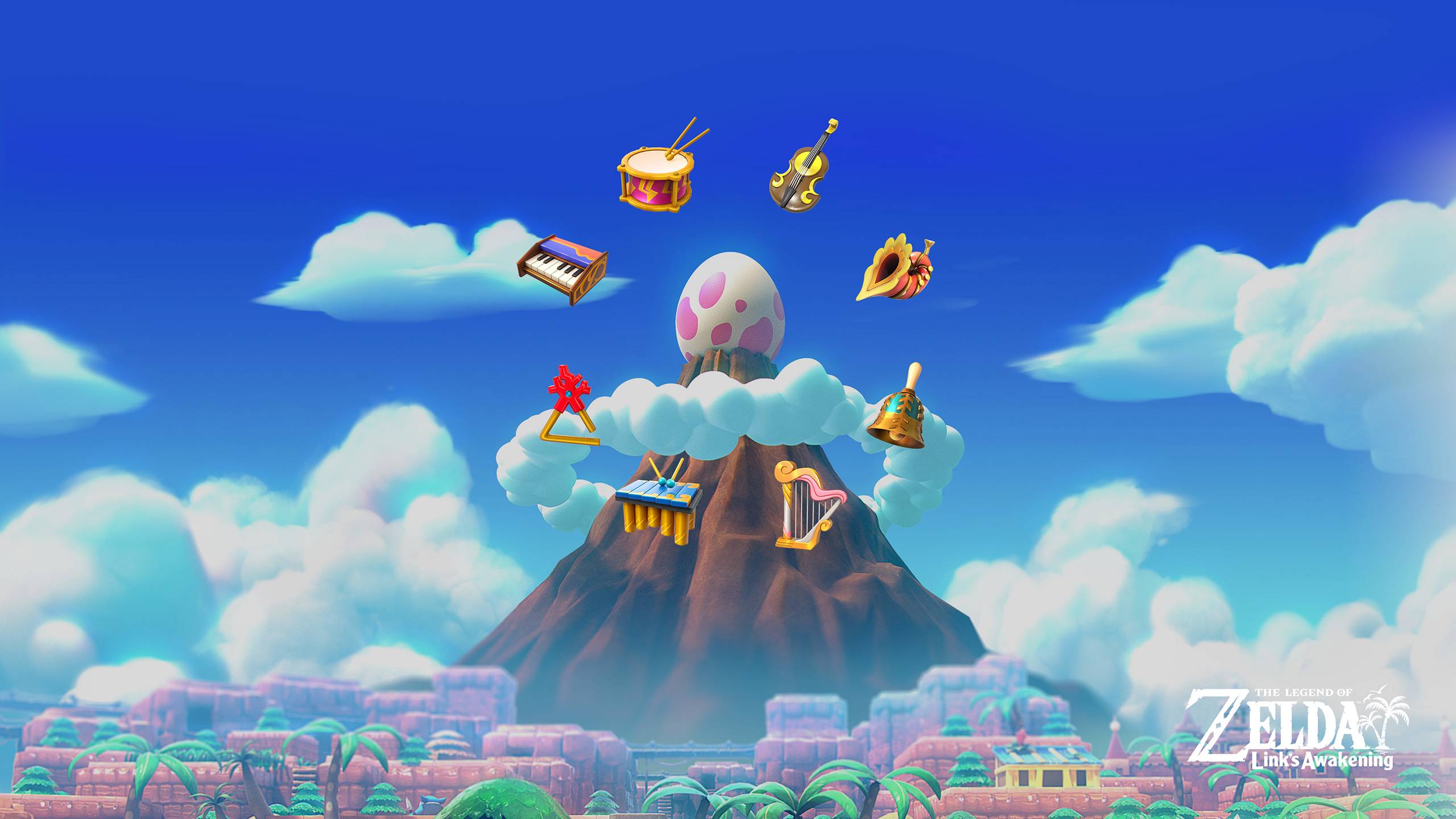 2560x1440 The Legend of Zelda: Link's Awakening Instruments of the Sirens