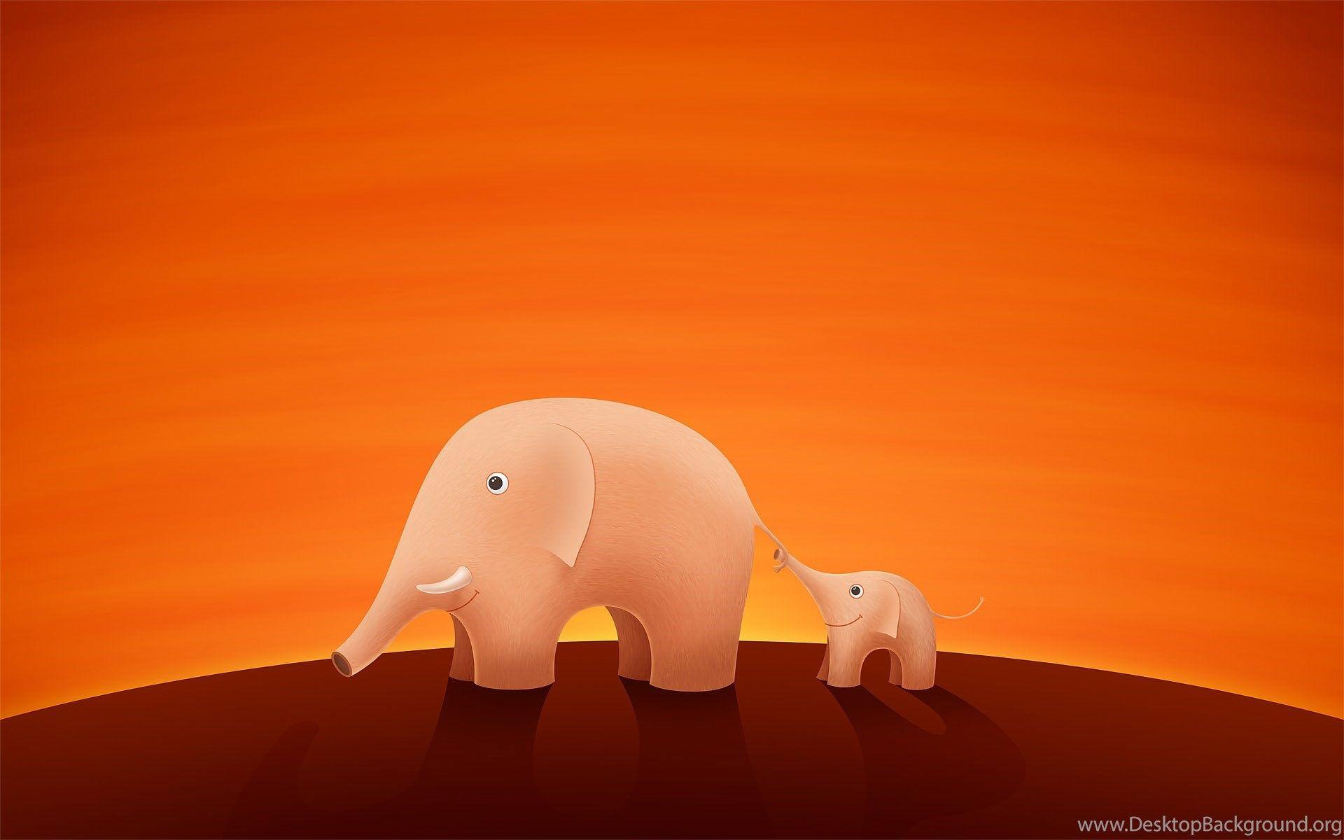 1920x1200 Cute Cartoon Elephant Wallpaper Bing Image Desktop Background