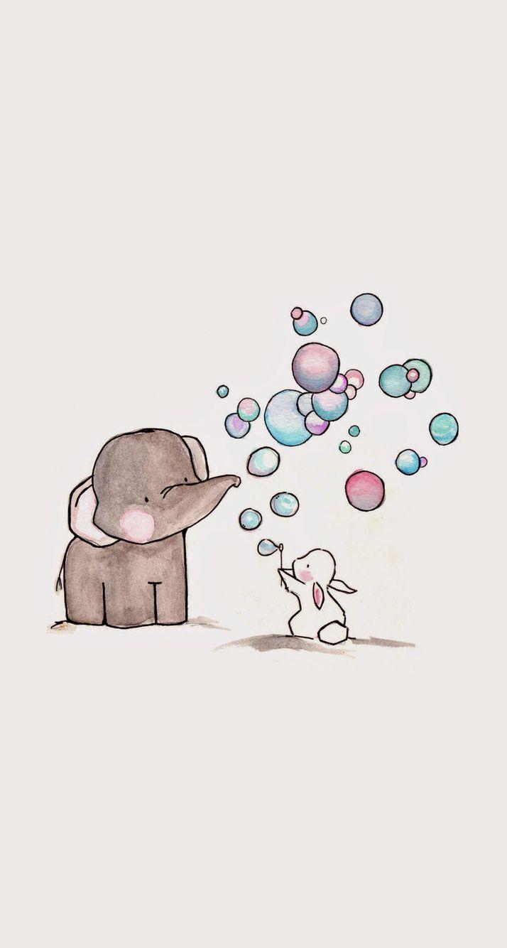 714x1334 Adorable Elephant Wallpaper