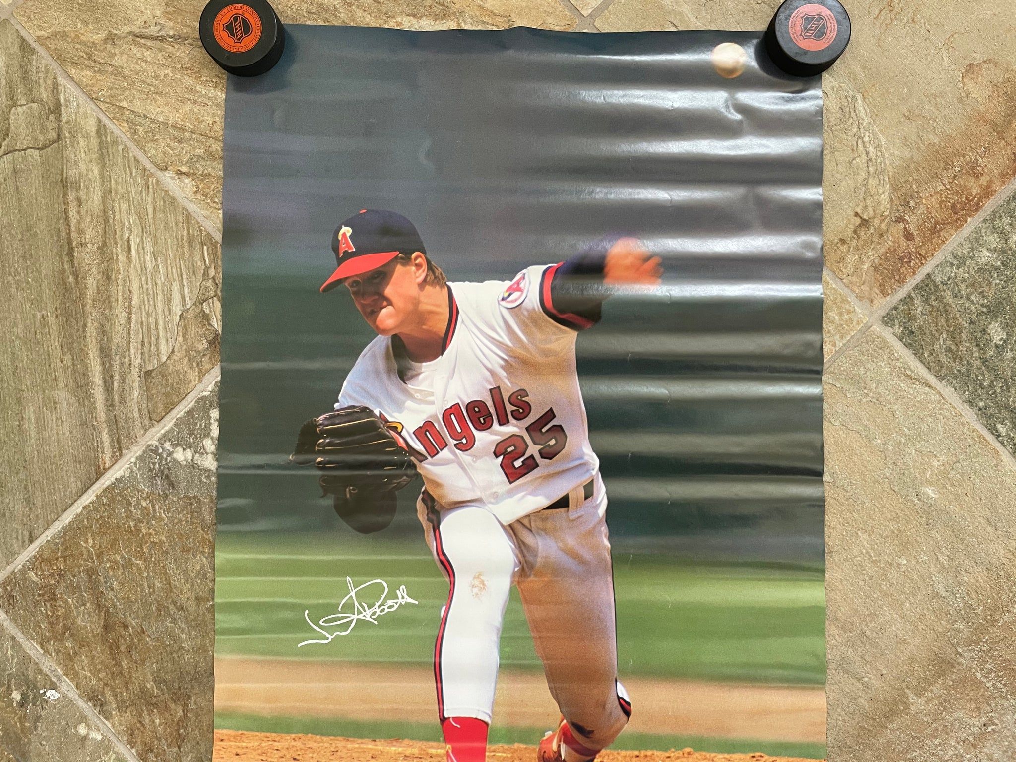 2048x1536 Vintage California Angels Jim Abbott Sports Illustrated Baseball Poste