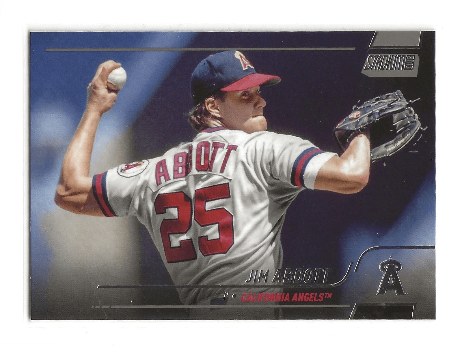 1600x1200 JIM ABBOTT 2022 Topps Stadium Club Base Card California Angels