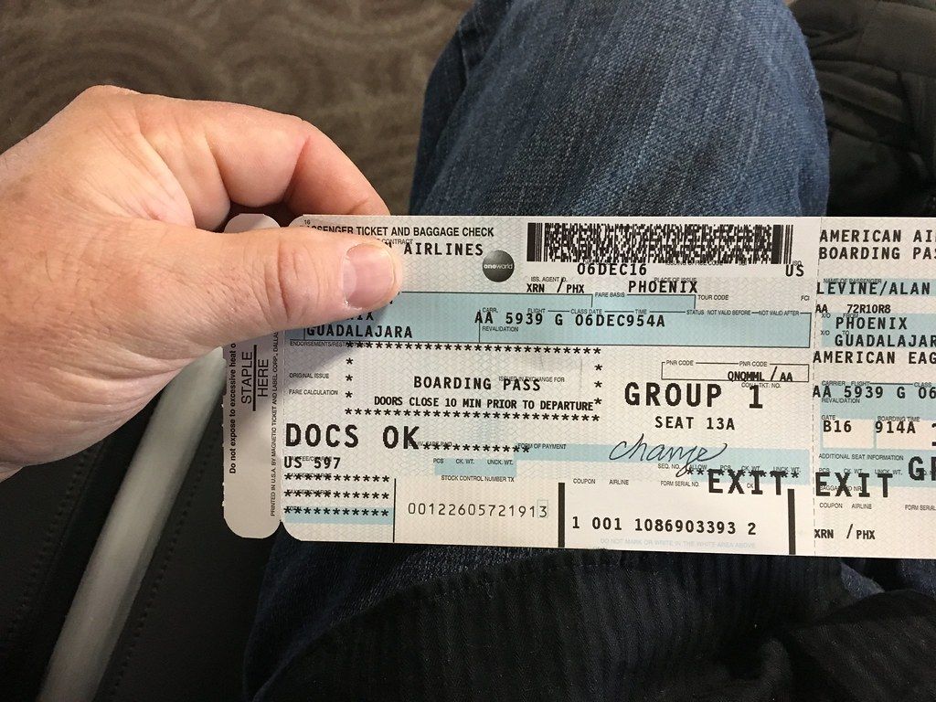 1024x768 Old Skool Plane Ticket. the same dimension as a punch card