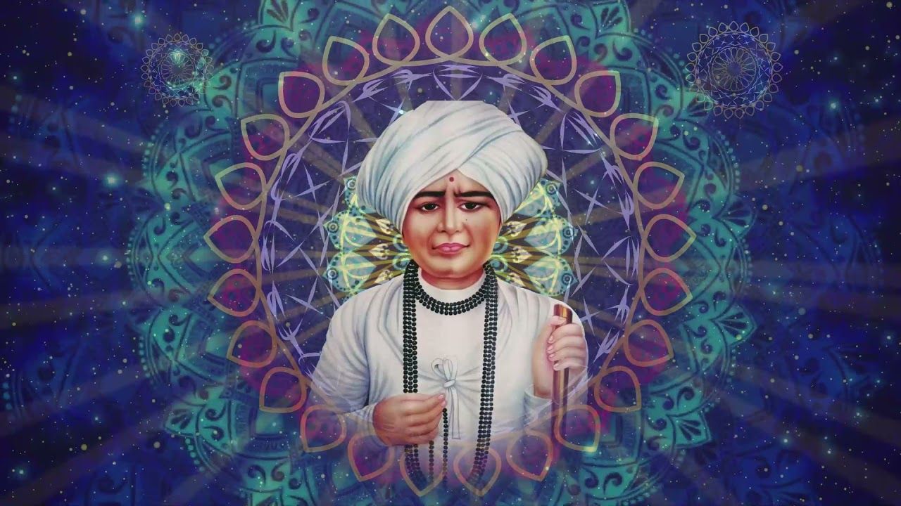 1280x720 Jalaram Bapa Animation Video Background.. Full HD