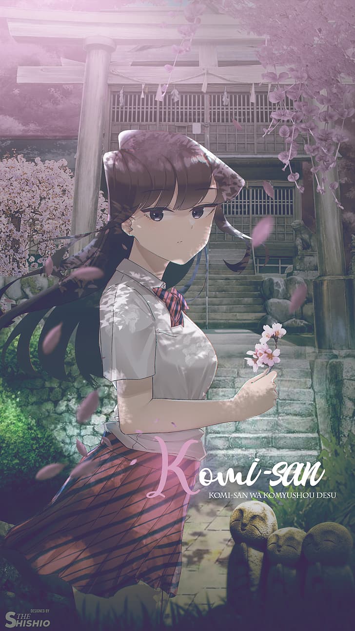 728x1294 Komi Shouko 1080P, 2K, 4K, 5K HD wallpaper free download