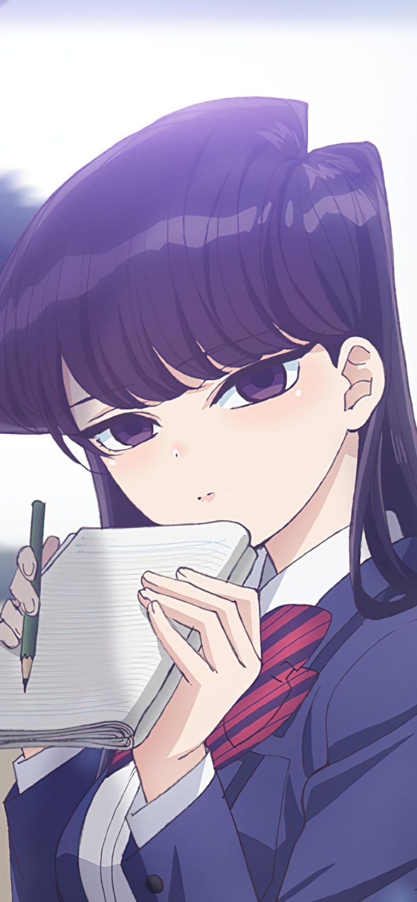 828x1792 Phone wallpaper: Komi Can't Communicate, Komi Shouko, Anime 1430177