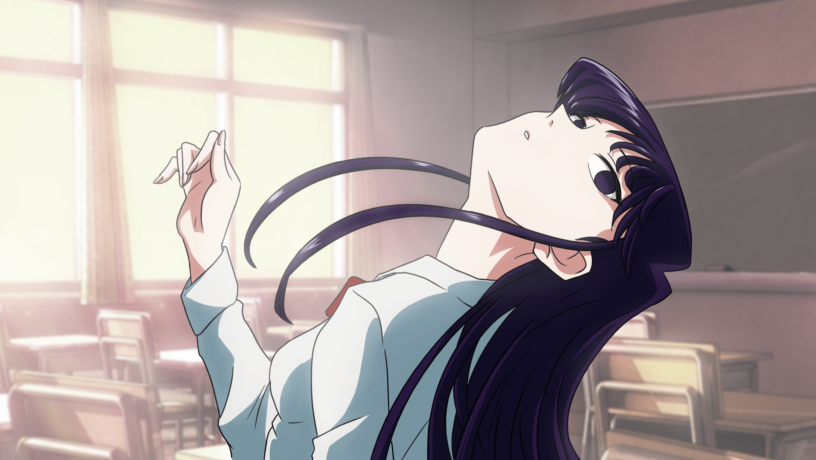 2706x1525 Komi Anime Computer Wallpaper
