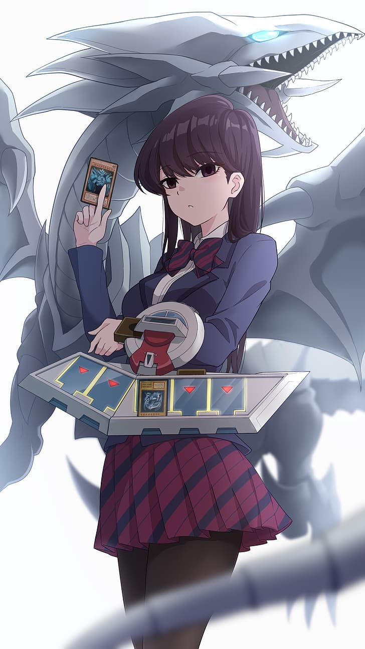 728x1294 Komi San Wa, Comyushou Desu., Komi Shouko, Manbagi Rumiko, Long Hair, Bangs, HD Wallpaper