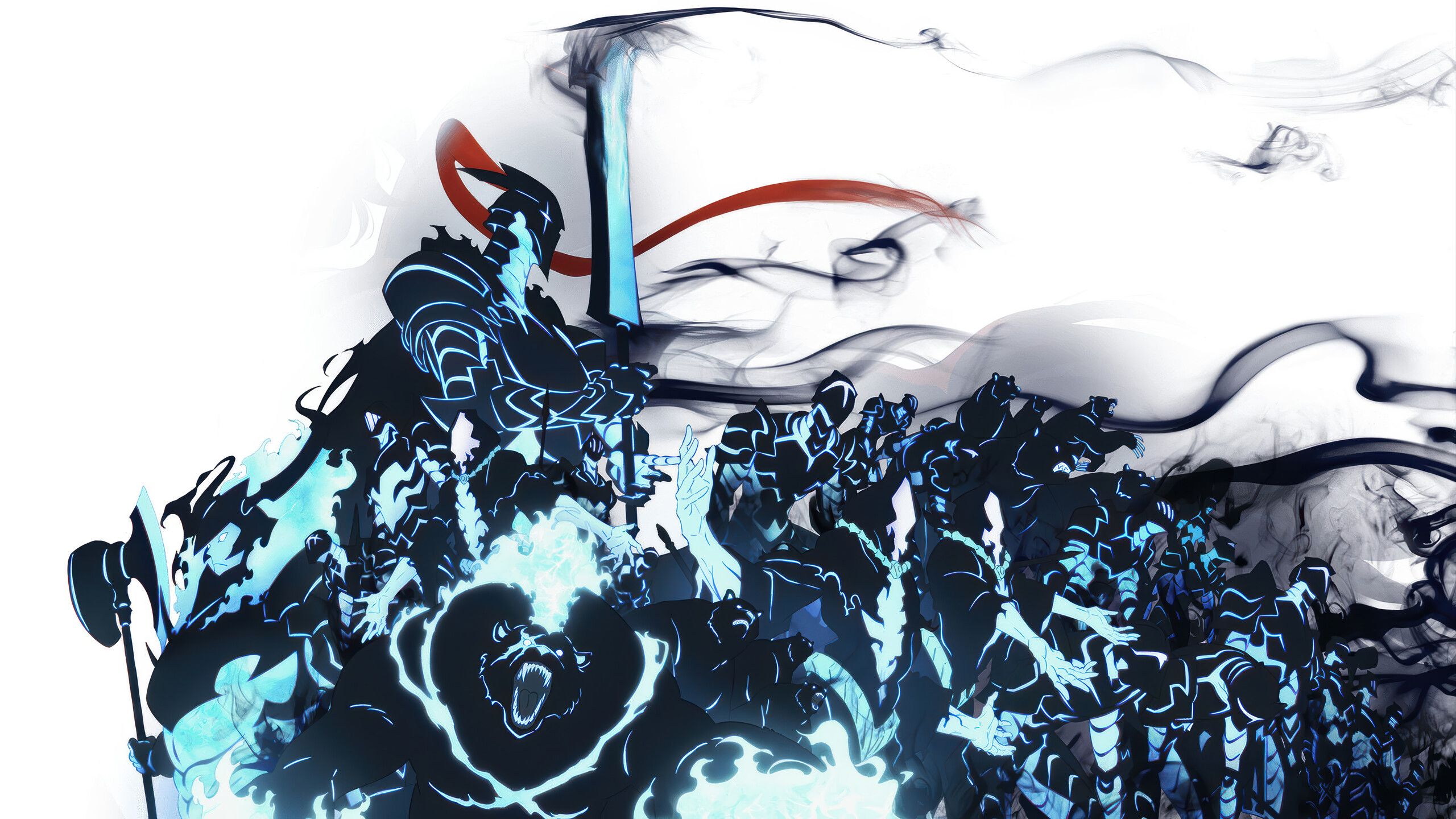 2560x1440 Solo Leveling Shadow Summons Wallpaper 4K HD PC