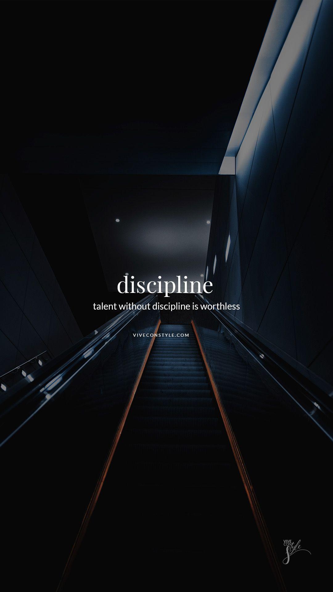 1080x1920 Discipline Quote Phone Wallpaper