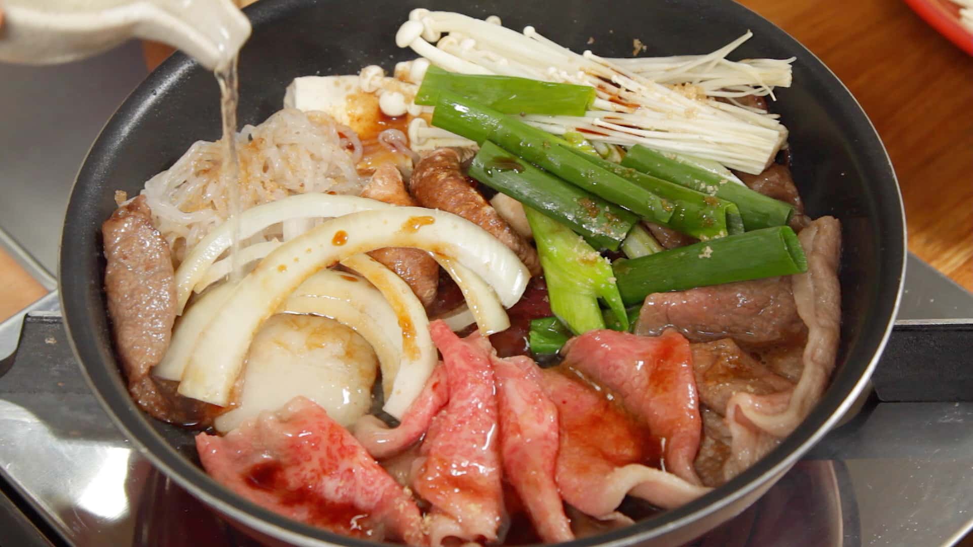 1920x1080 Kansai Style Sukiyaki