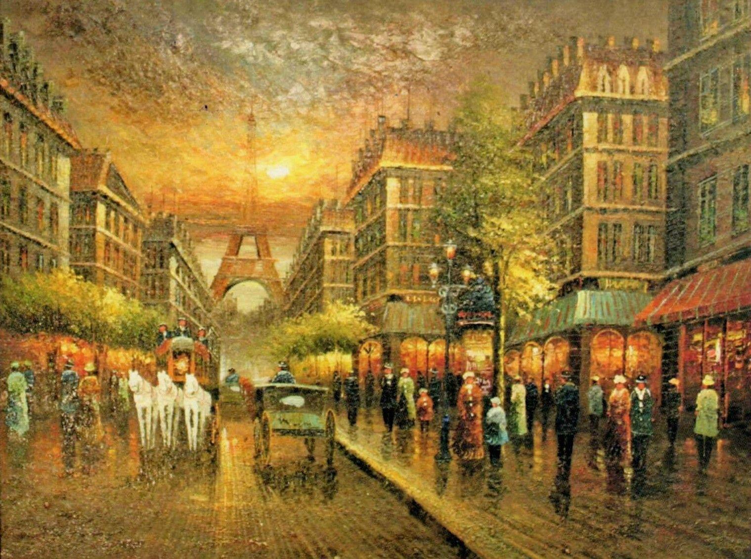 Paris Painting Wallpapers Top Free Paris Painting Backgrounds   3397095 