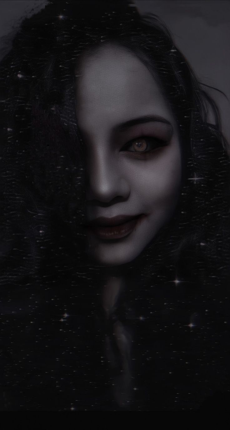 736x1375 Black Wallpaper Dark Haunted Ghost Smile