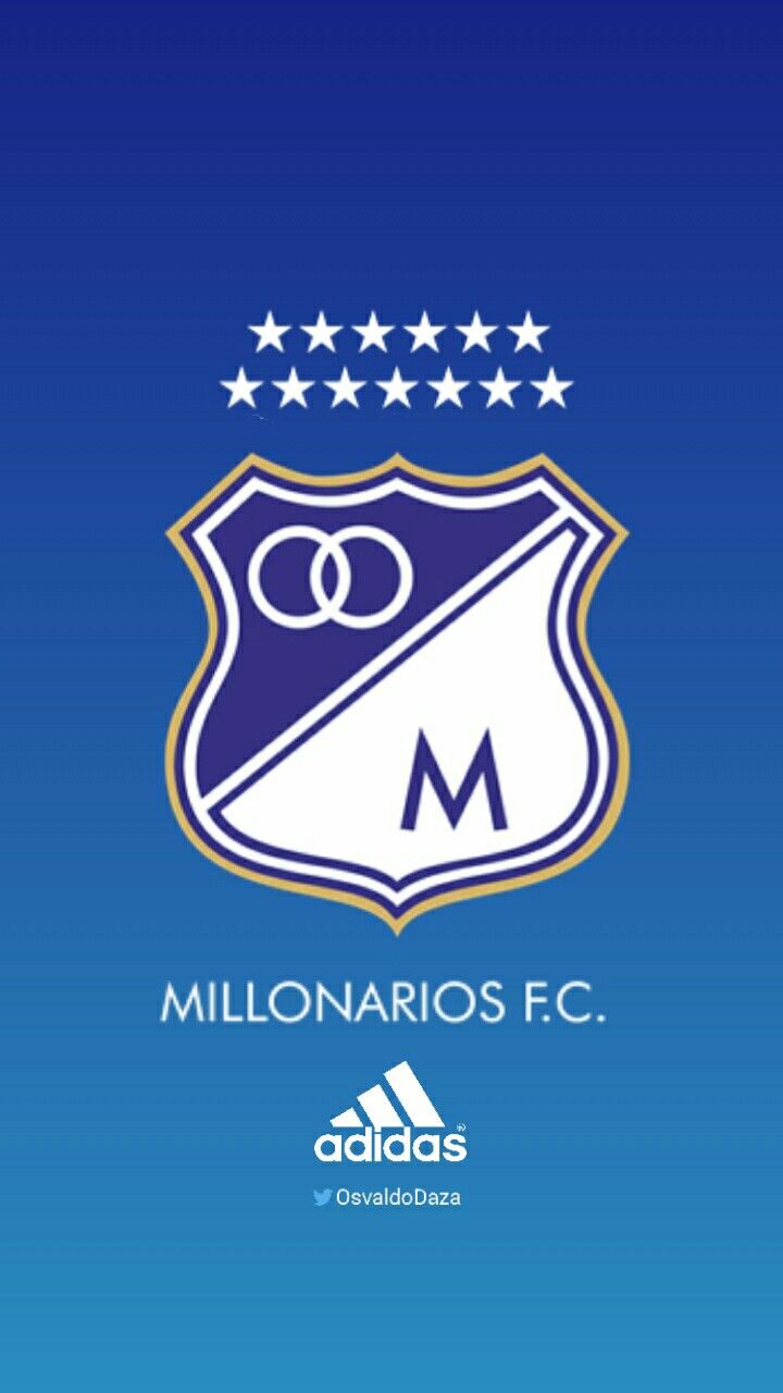 720x1280 Nuevo logo de Millonarios F.C. Colombia logo, Camiseta del barcelona, Millonarios fc