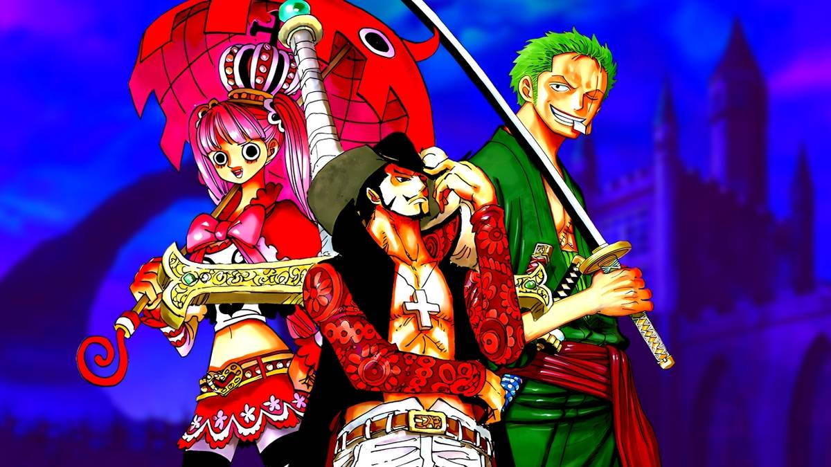 1200x675 One Piece's Zoro, Mihawk, And Perona Get Into The Halloween Spirit In Incredible New Art