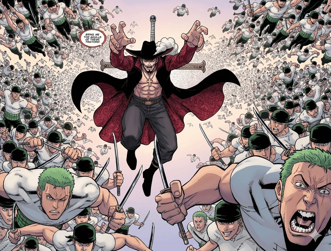 1080x817 How Many Pre Timeskip Zoro's Does It Take To Defeat Mihawk