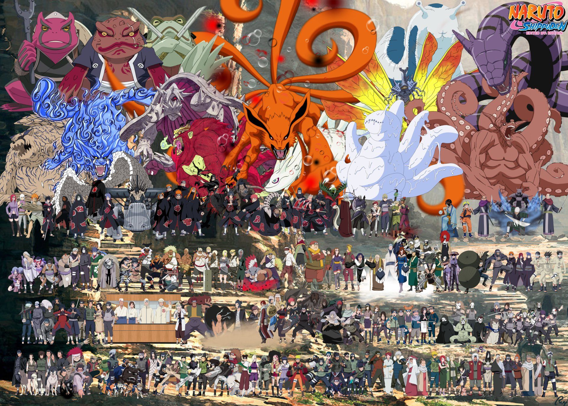 1920x1371 Naruto Ultimate Collage Ultra HD Wallpaperx4800