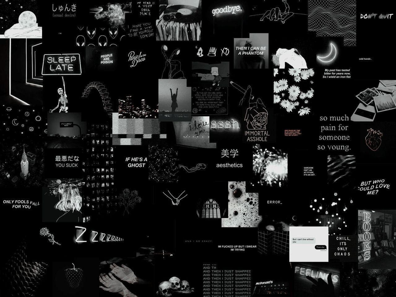 1280x960 Aesthetic Collage Wallpaper Laptop