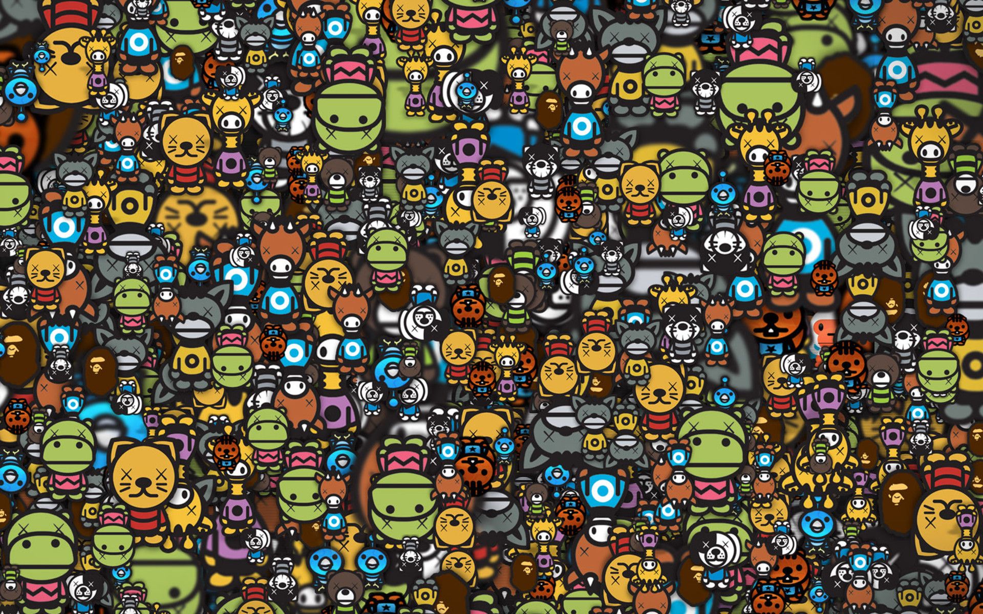 1920x1200 Download Collage Anime Crossover HD Wallpaperx1200
