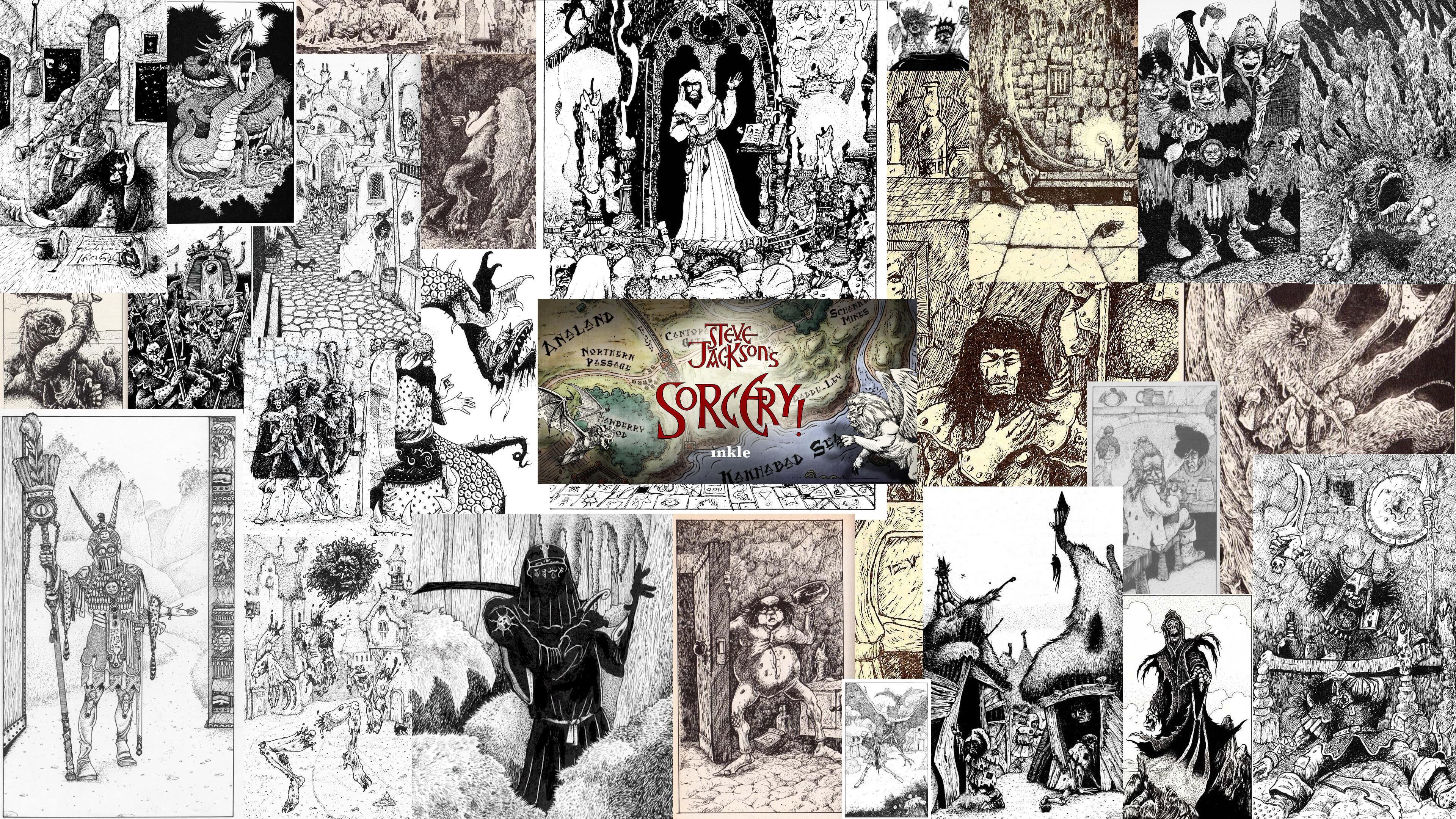 3840x2160 I used the drawings to create a 4k wallpaper collage