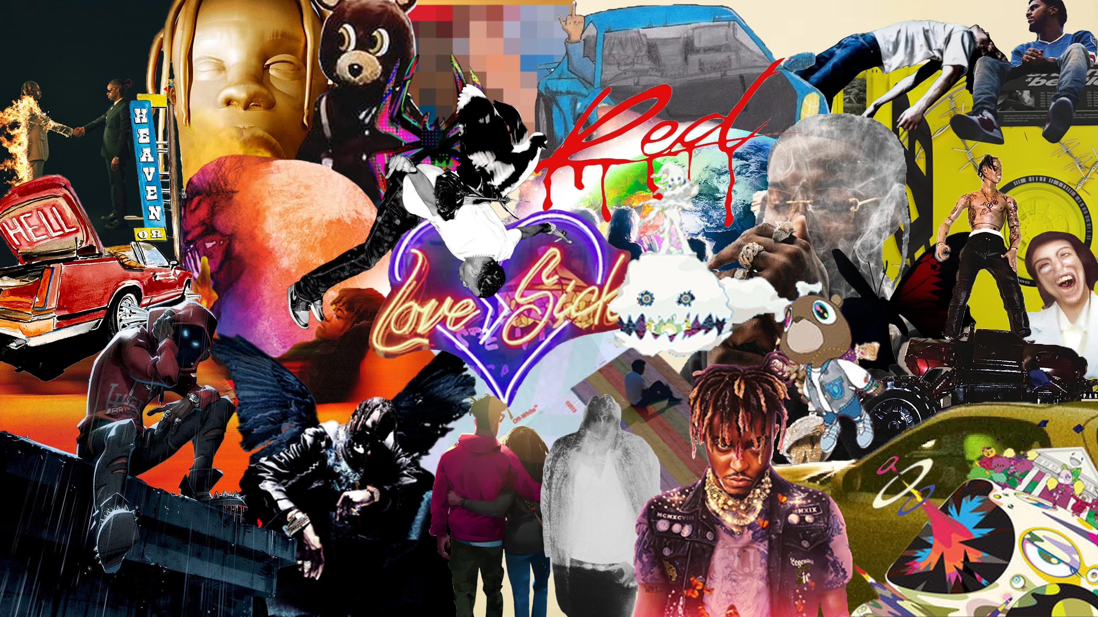 3840x2160 Made this album collage wallpaper with my favourite albums. What you guys think?