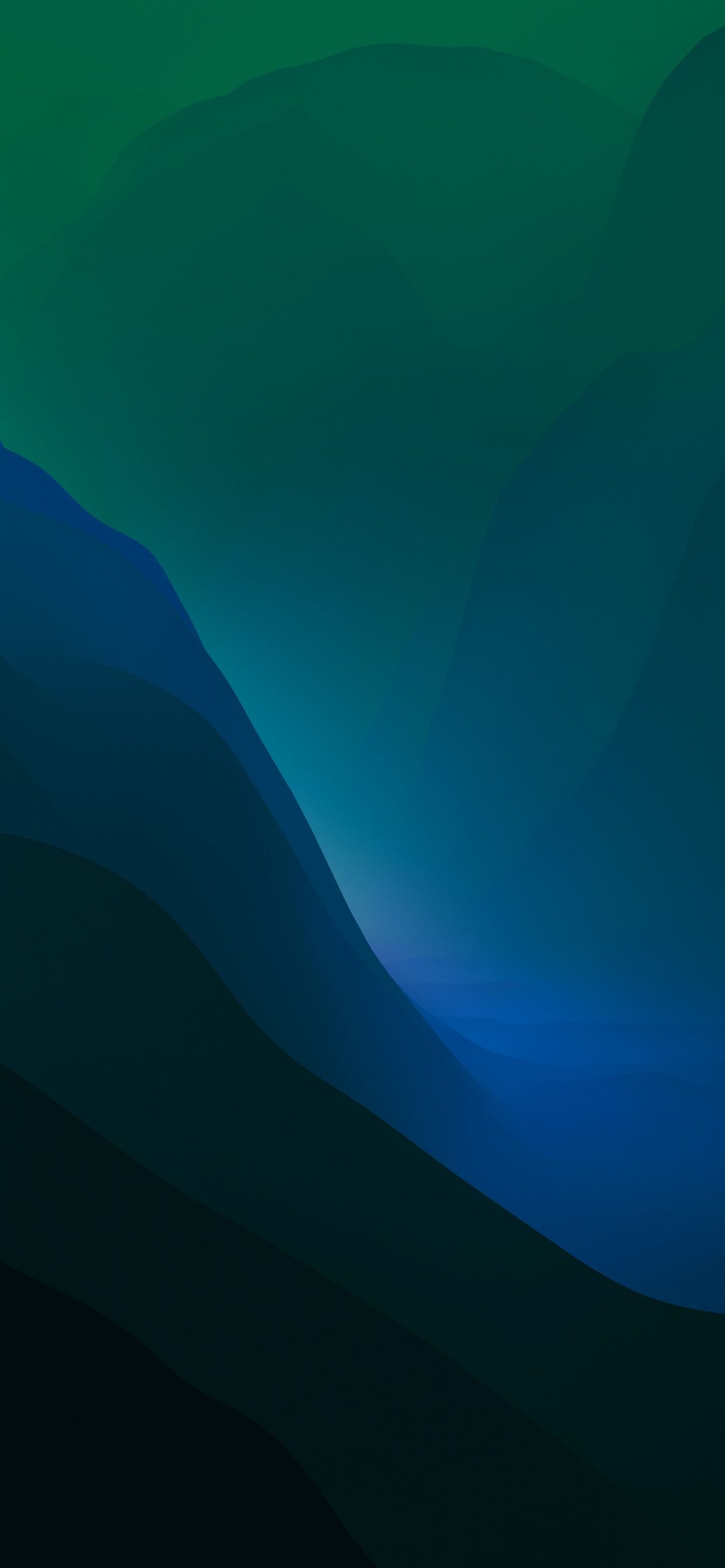 1242x2688 Blue Green iPhone Wallpaper