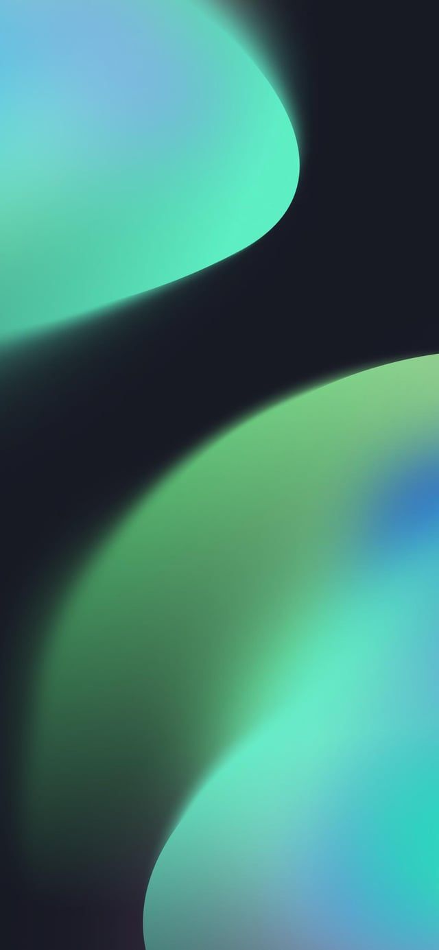 640x1385 Greenish IOS Style Color Wallpaper 1 2