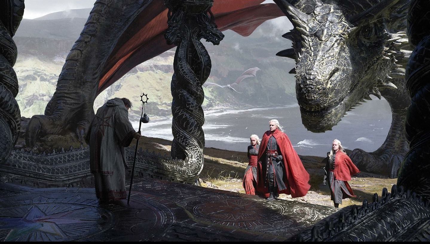 1439x817 NO SPOILERS Aegon and his sisters on Dragonstone. Artist