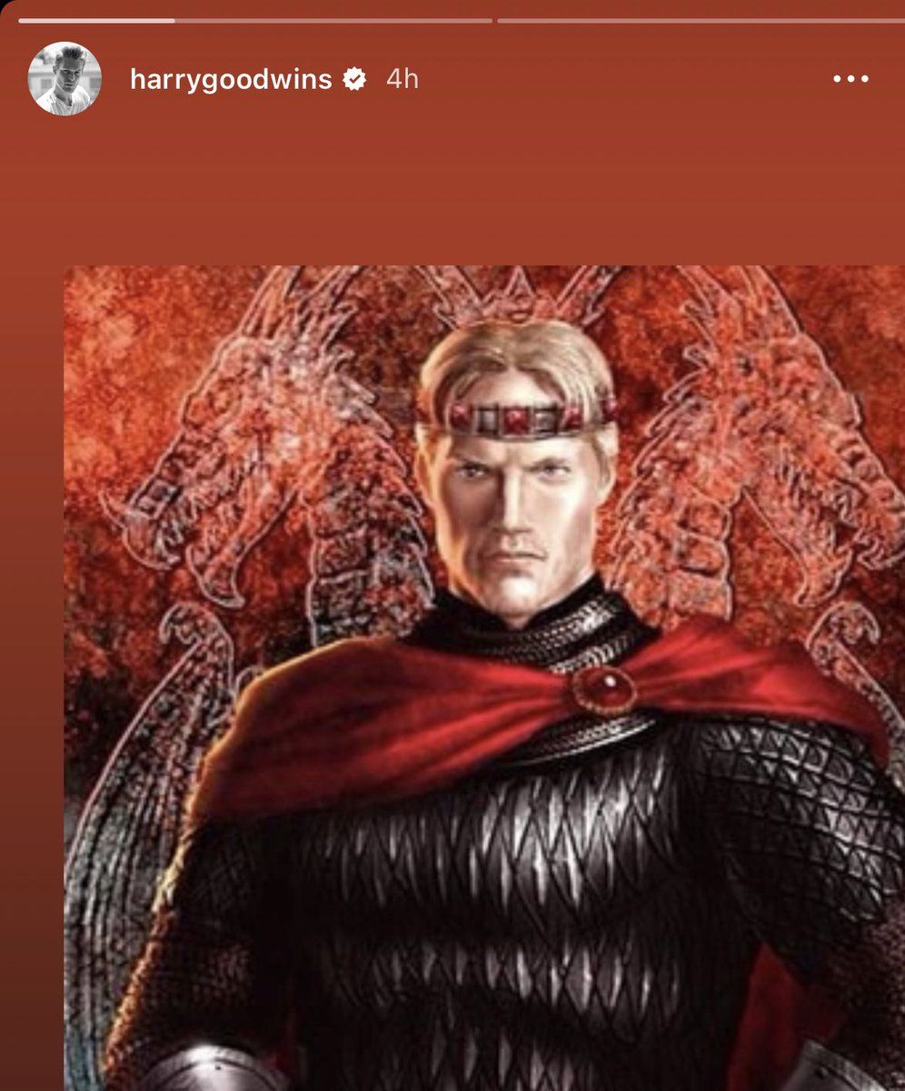 996x1200 Actor Harry Goodwins seemingly wishes to portray King Aegon the Conqueror in HBO's 'AEGON'S CONQUEST' #GameOfThrones prequel series