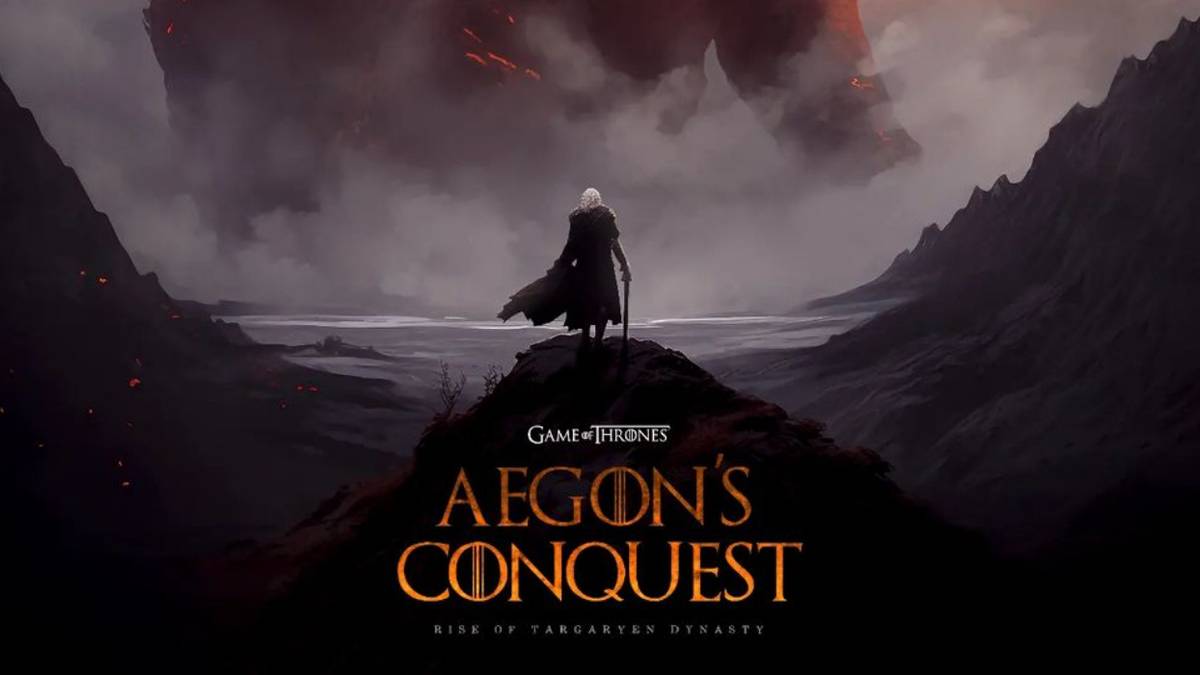 1200x675 GoT Spinoff Fan Poster Imagines Aegon The Conqueror With Largest Dragon In History