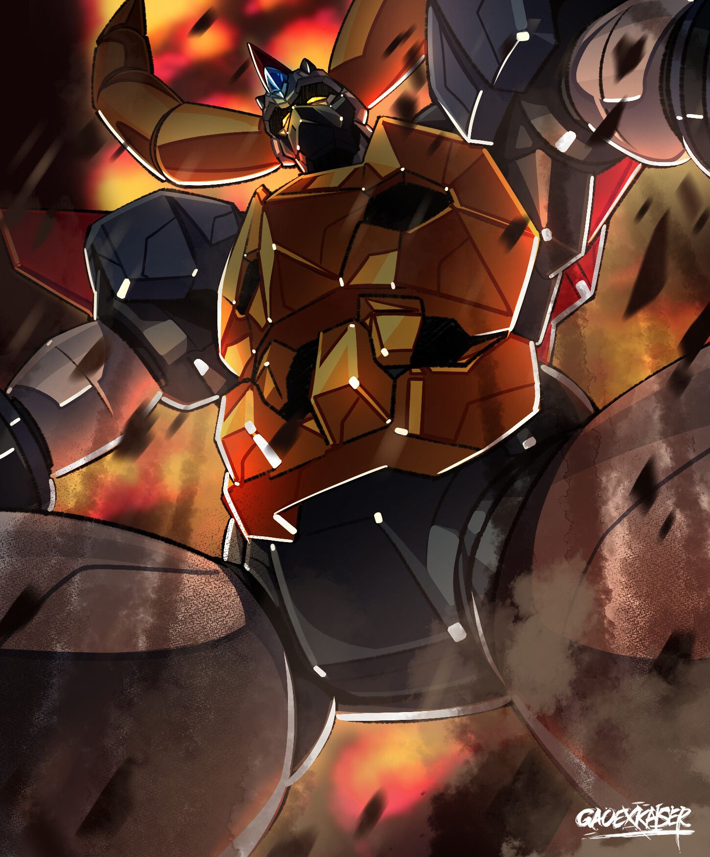 1450x1750 GAOEXKAISER (VJ): Legend Of Daiku Maryu 2005 (Fanart)