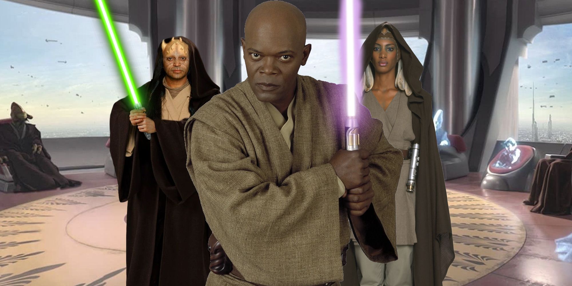 2000x1000 Star Wars: Every Jedi Council Member In The Phantom Menace