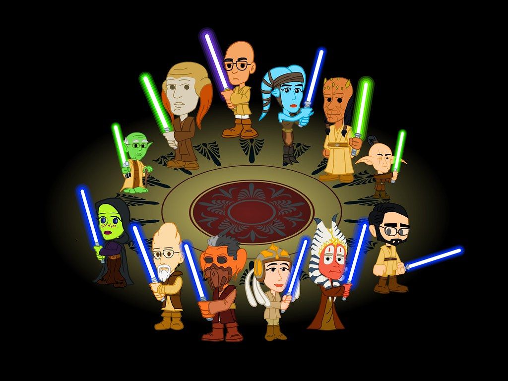 1024x768 alto concejo jedi / high jedi council